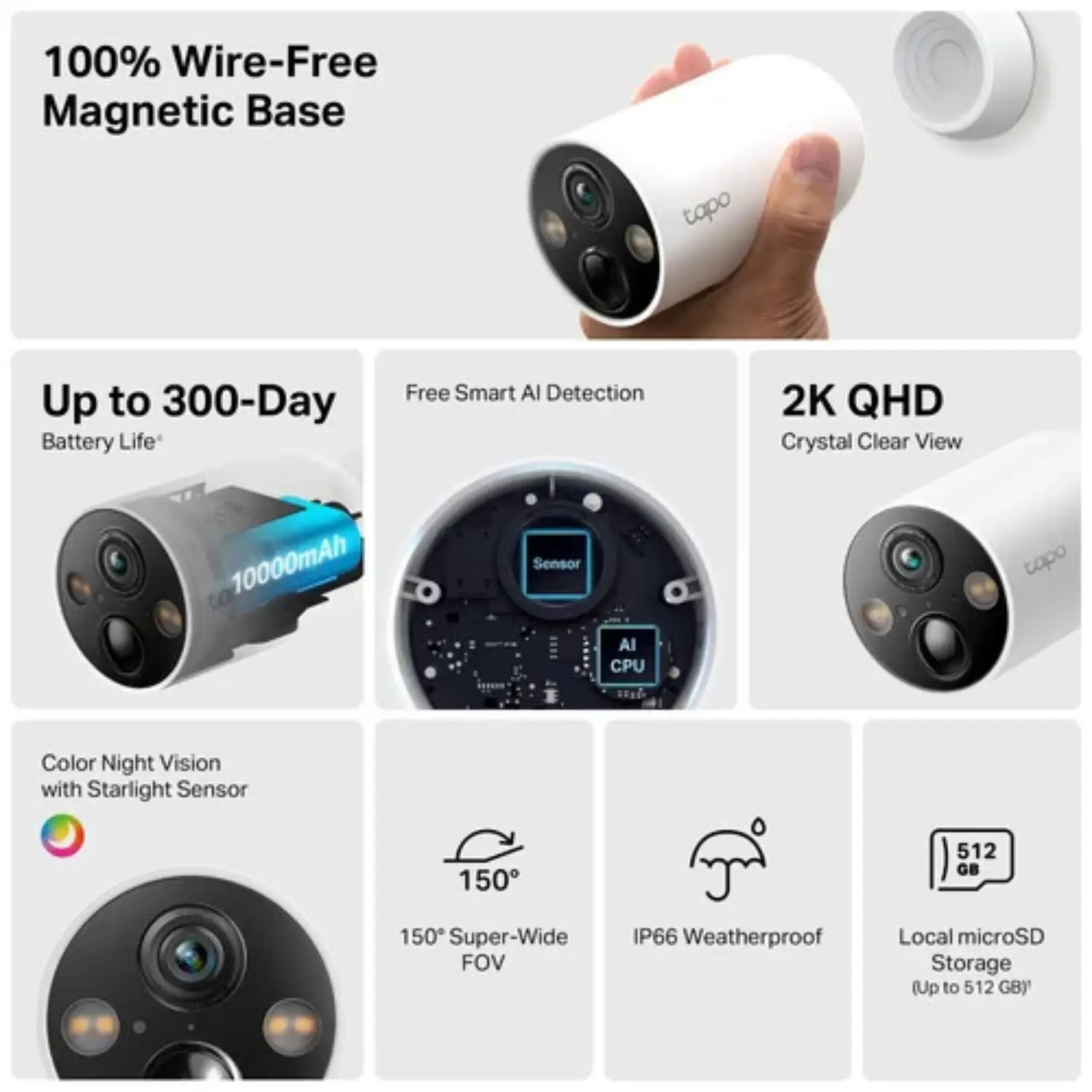 Tapo C425 Battery-Powered Outdoor Security Camera - product image 5