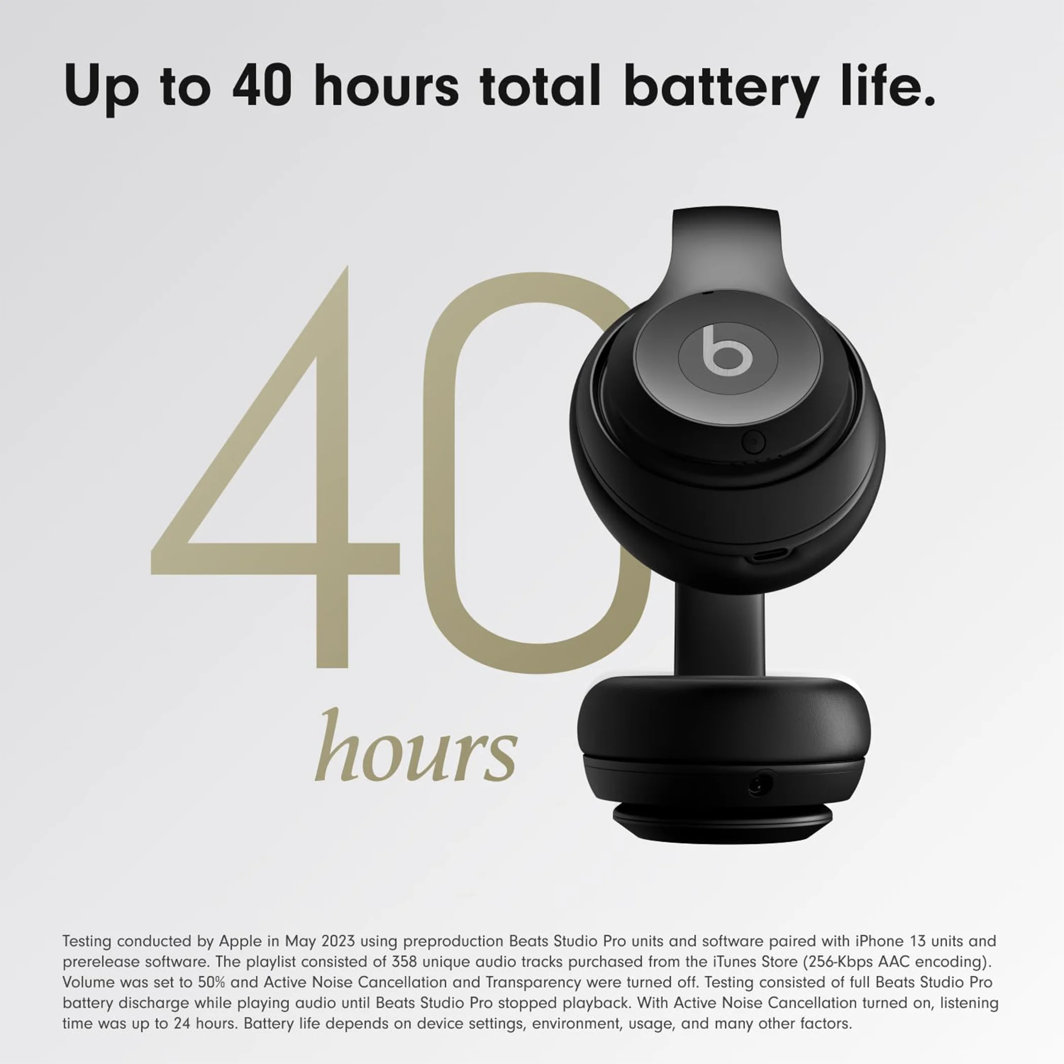 Beats Studio Pro Wireless Over-Ear Headphones Black - product image 4