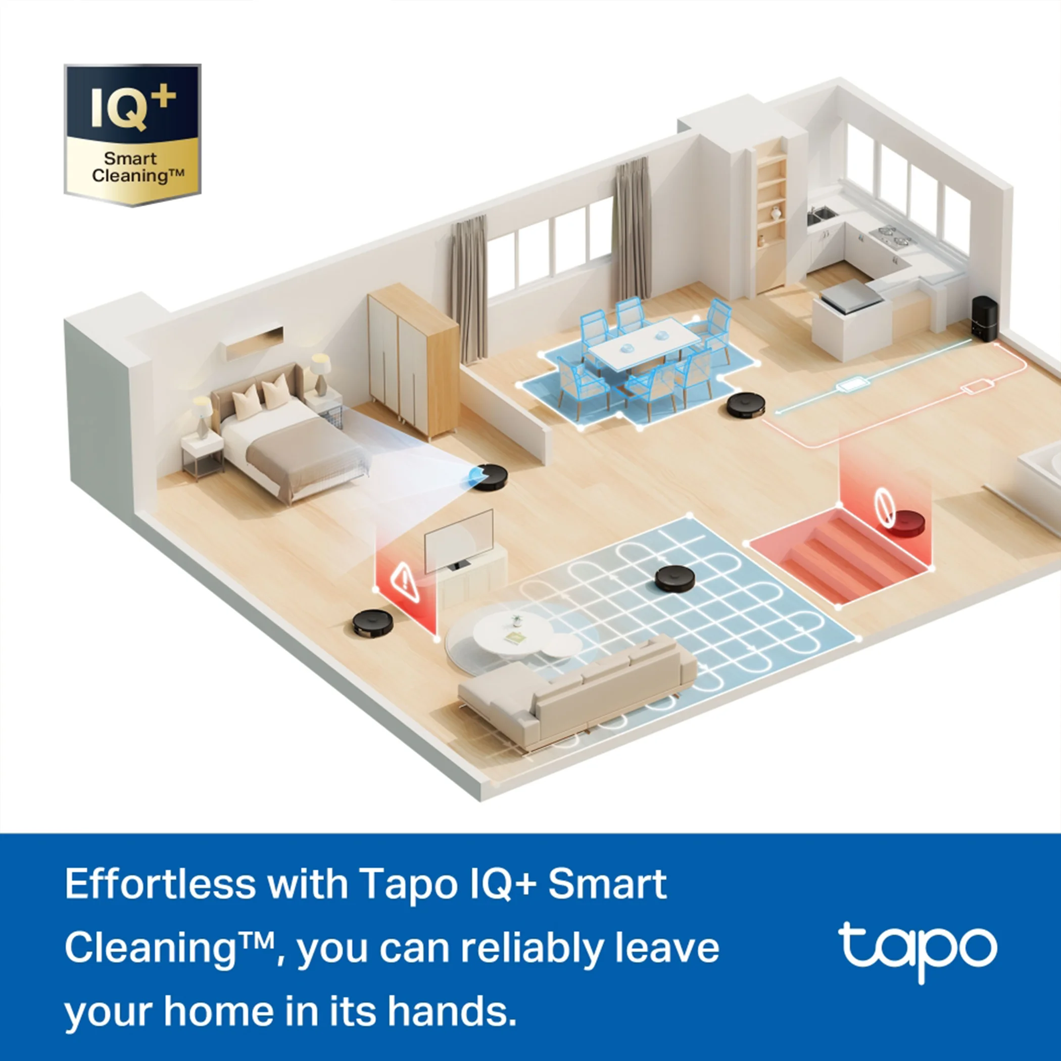 Smart vacuum app control interface