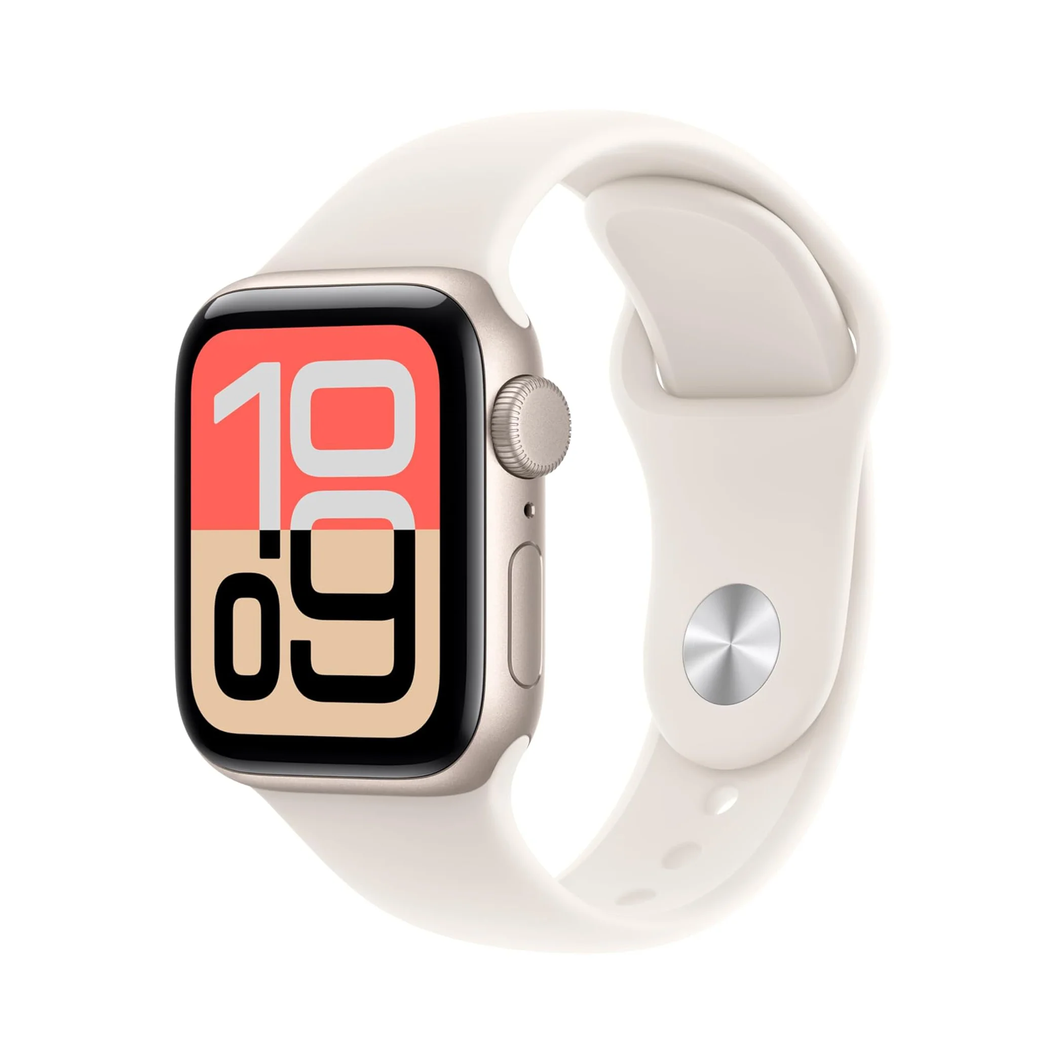 Apple Watch SE 3 [GPS 40mm] Smartwatch with Starlight Aluminum Case with Starlight Sport Band - S/M. Fitness and Sleep Trackers - Heart Rate Monitor - Always-On Display - Water Resistant