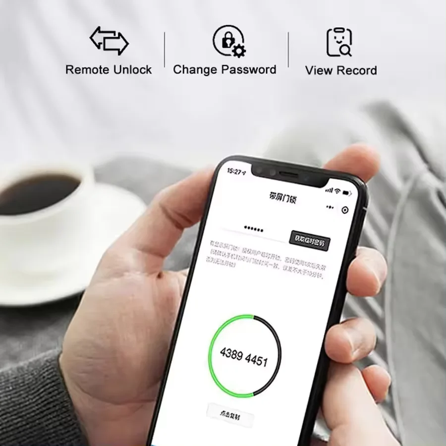 Z13 Smart Door Lock - Black