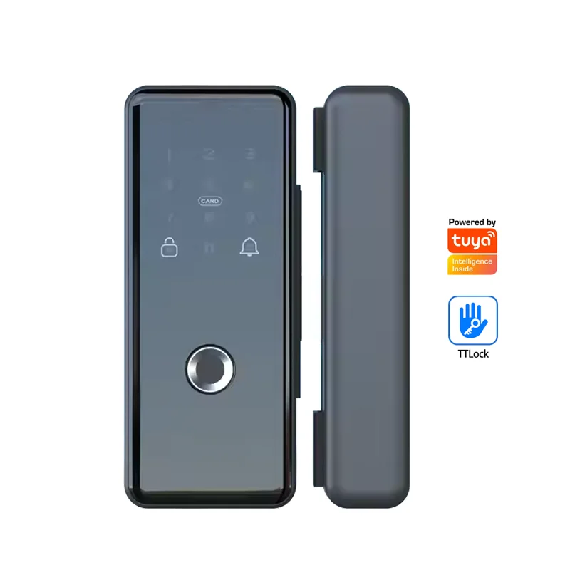 S11 Smart Glass Door Lock - Black