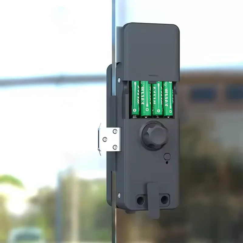 S11 Smart Glass Door Lock - Black