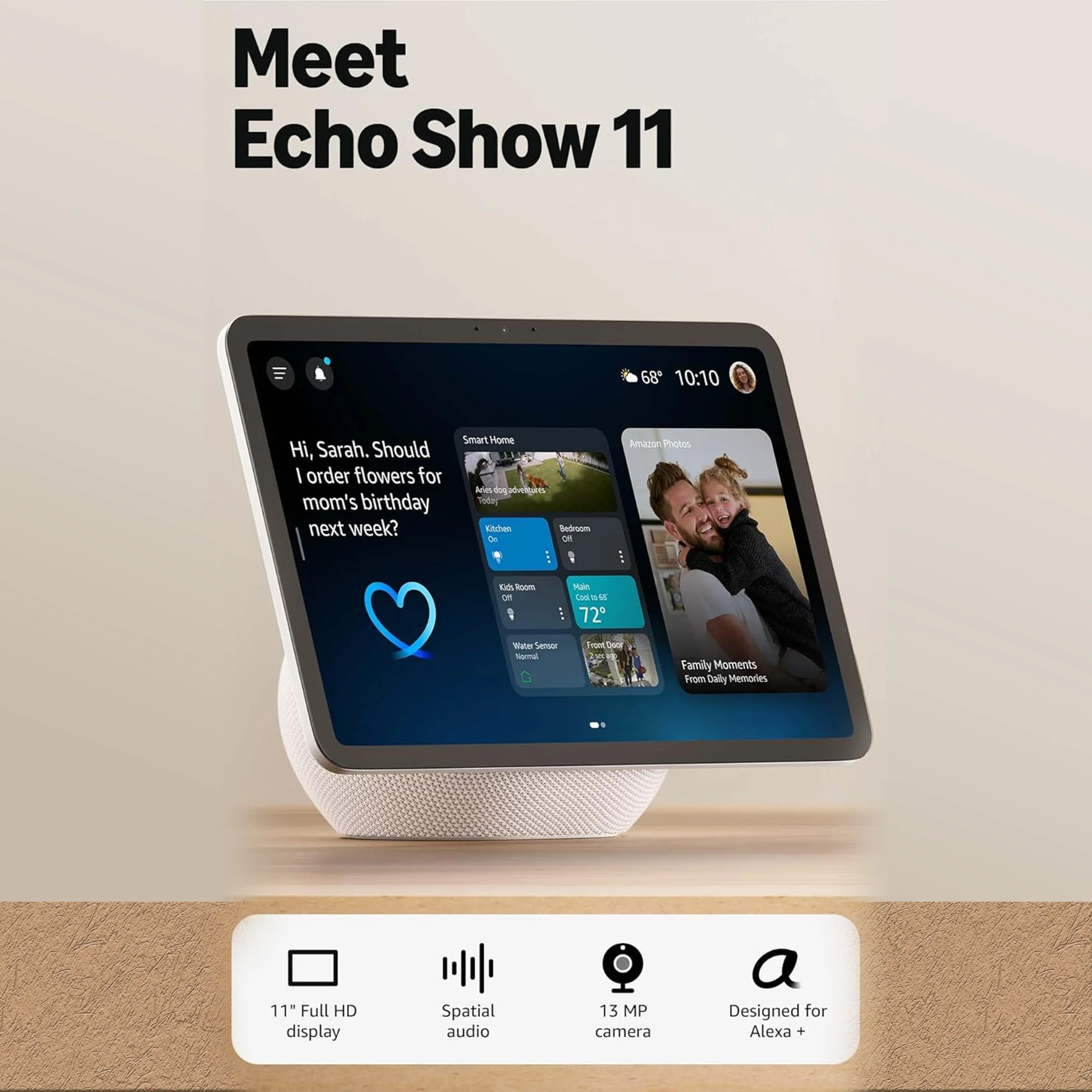 Amazon Echo Show 11 Full HD Smart Display with Alexa - product image 3