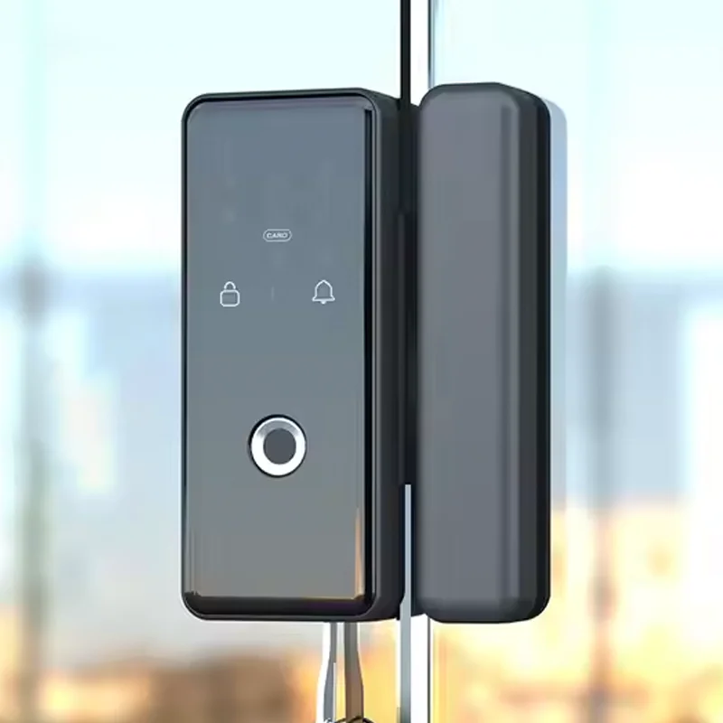 S11 Smart Glass Door Lock - Black