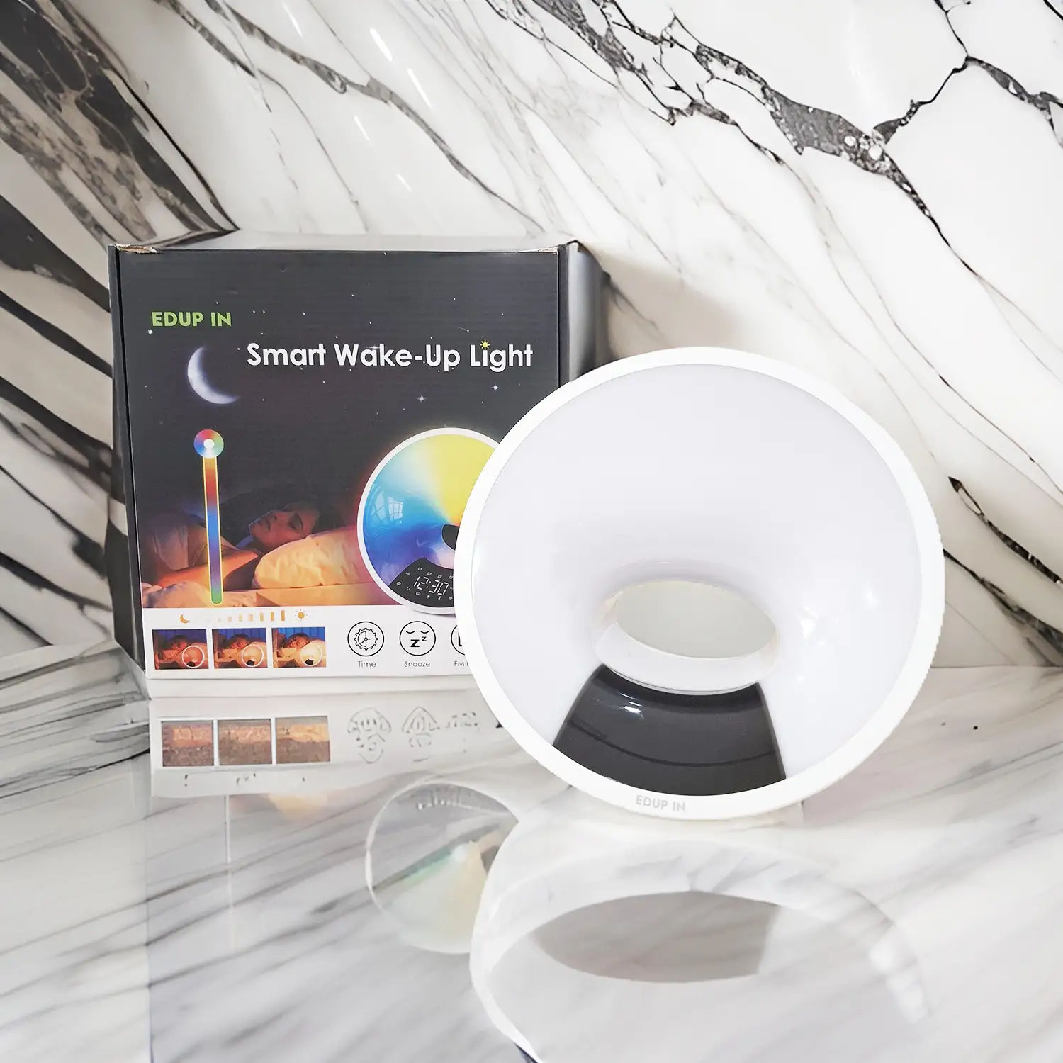 Smart Wake-Up Light with Alarm Clock