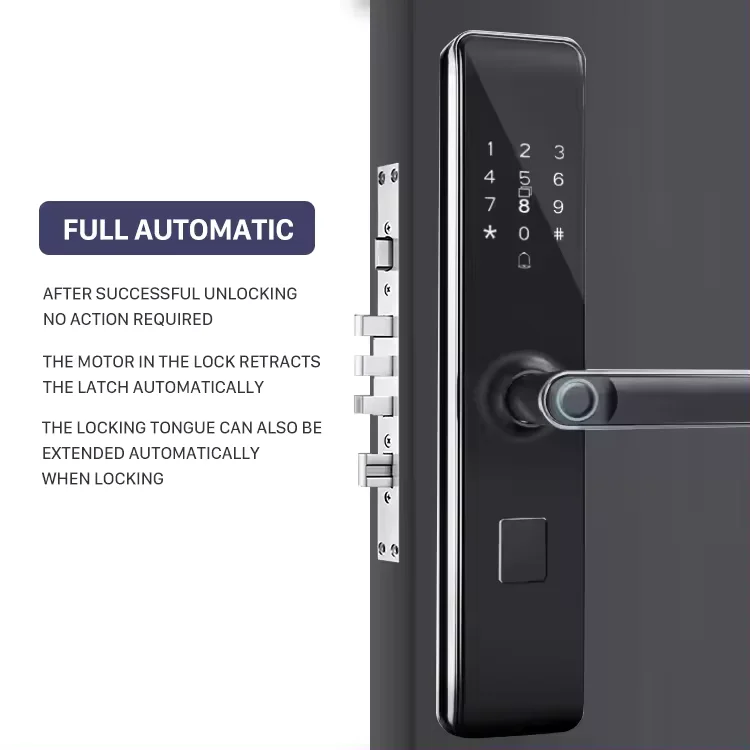 Z13 Smart Door Lock - Black
