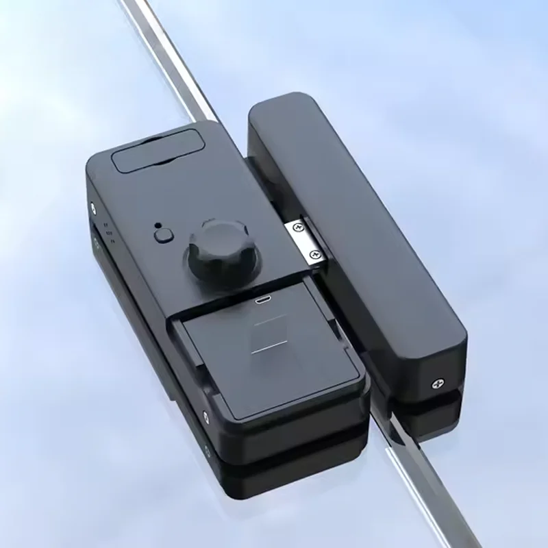 S11 Smart Glass Door Lock - Black