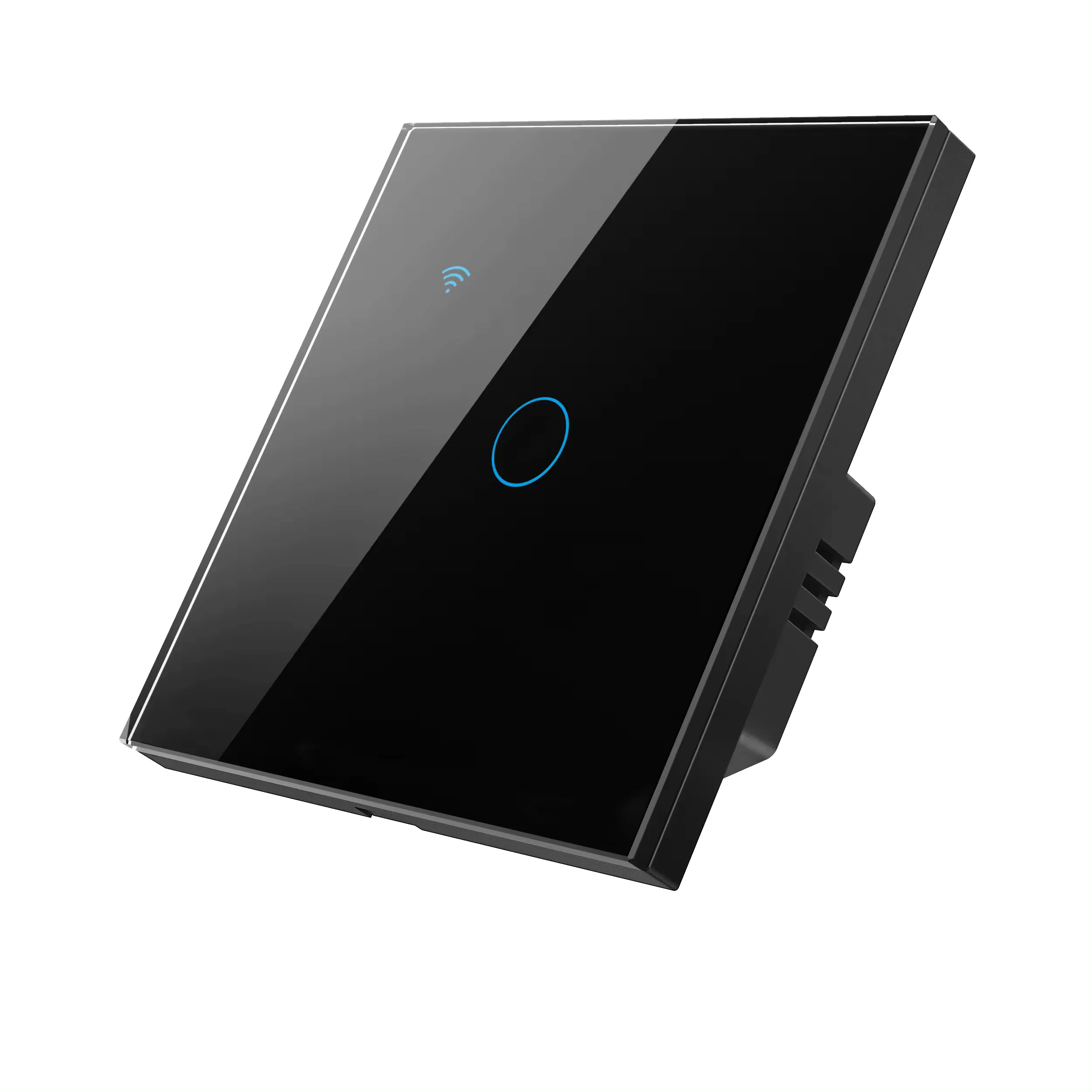 Tuya 1-Gang Smart Switch - No Neutral - Black