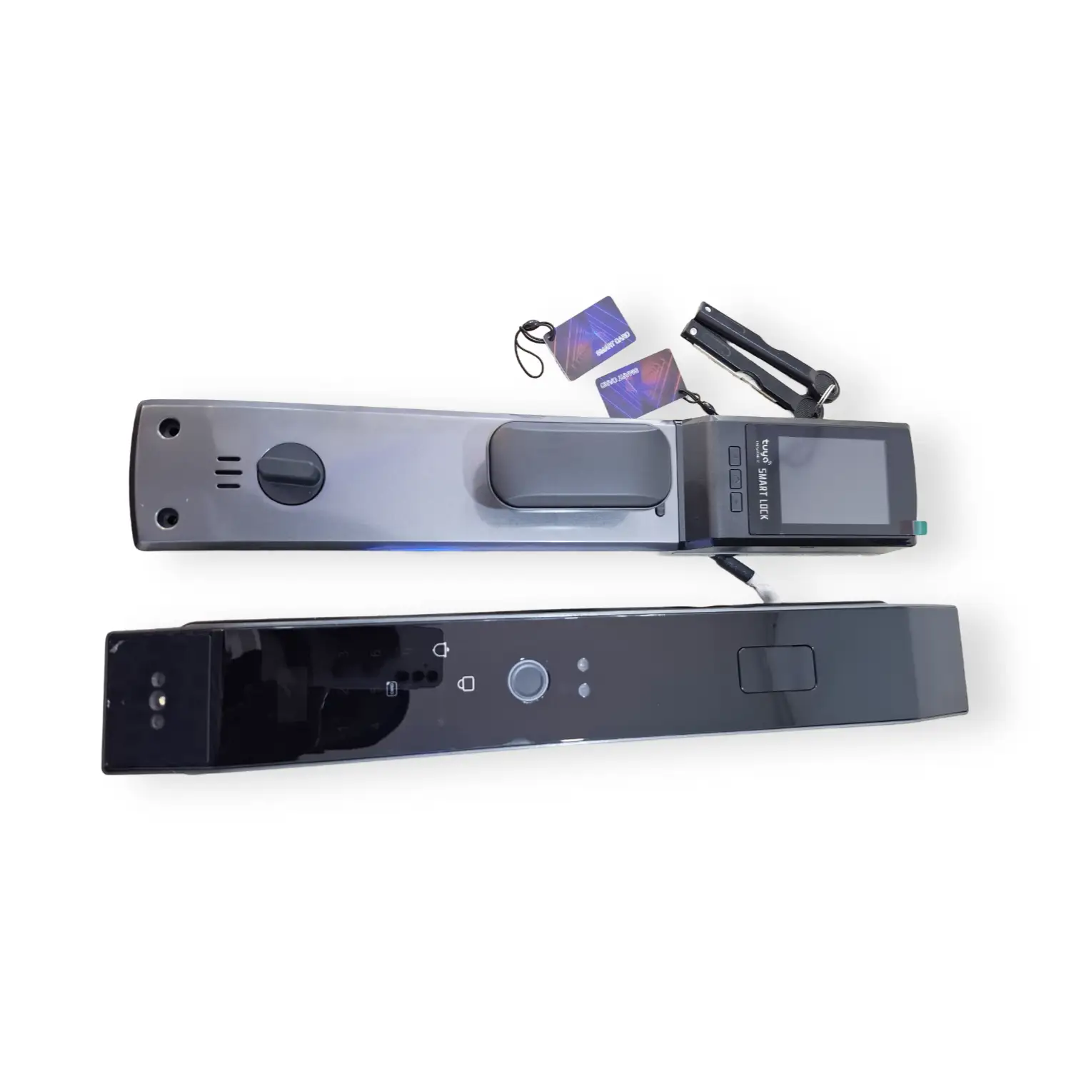 DF14 Face Recognition Smart Lock - Grey - Small Mortise
