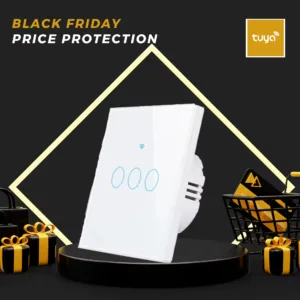 3-Gang Tuya Control Wifi Smart Switch