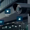 Smart security camera with AI facial detection and real-time alerts for home security in Ghana