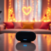 Smart home Valentine gift ideas in Ghana with LED strip lights, Alexa speaker, and ambient lighting
